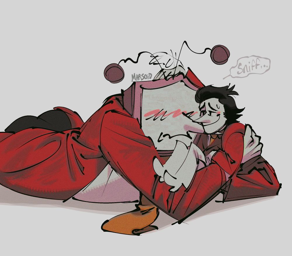 Tenna and Spamton are gay friends again. Yay