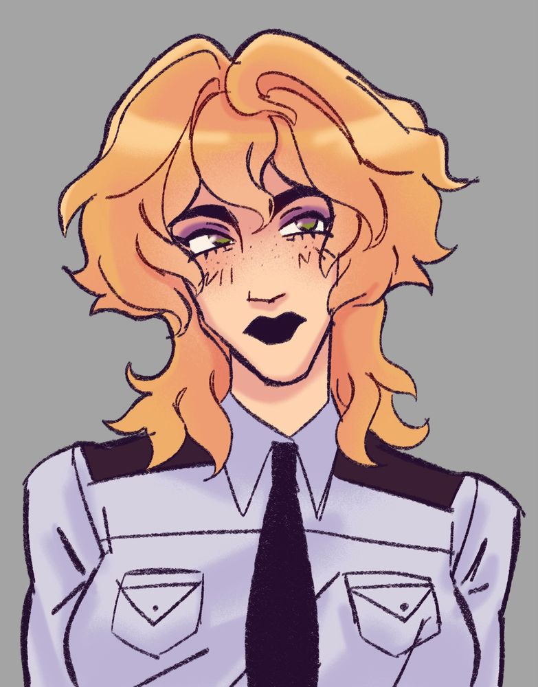 Bust shot of Vanessa from Security Breach with a jellyfish haircut