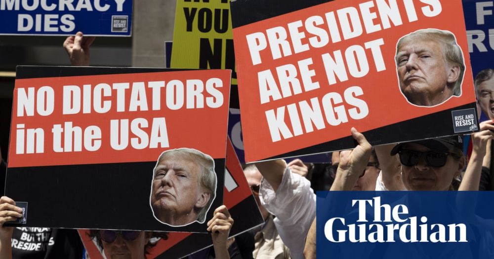 Millions in US expected to join ‘No Kings’ protests against Trump
