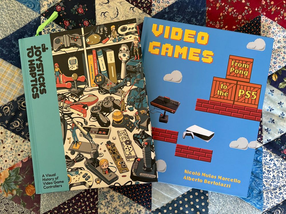A couple of gaming books:
- Joysticks to Haptics
- Video Games: From Pong to the PS5