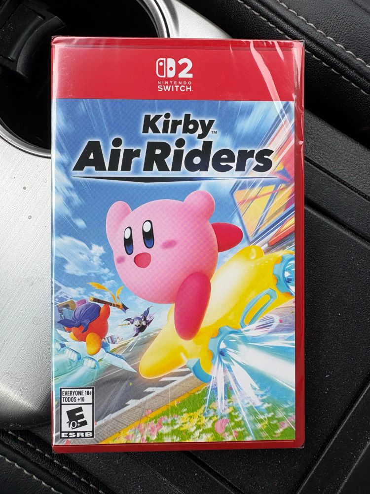 Kirby Air Riders (Switch 2 front cover)
