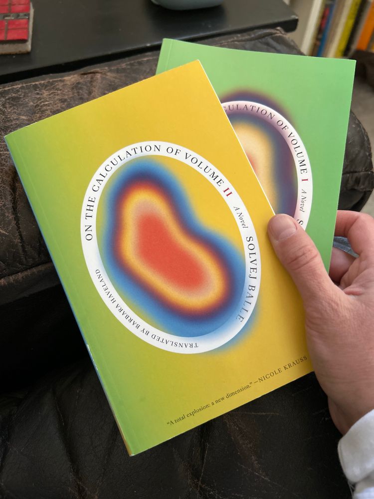 Solvej Balle’s On the Calculation of Volume books I and II, book III coming out today