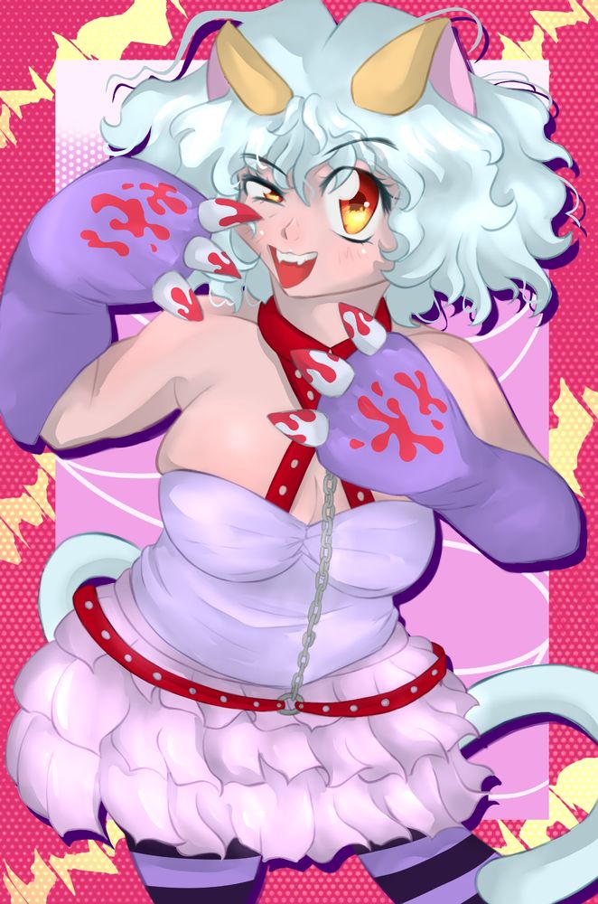 neferpitou dressed as gloomy bear