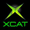 A crunchy 128x128 image of the XCAT logo which is totally just the Xbox logo with XCAT written below it in the xbox font