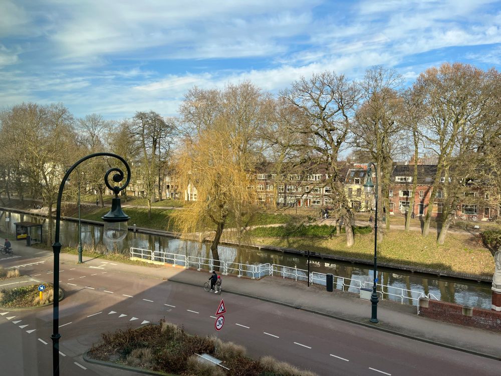 Uitzicht op Catharijnesingel. 