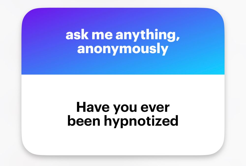 As me anything anonymously question 