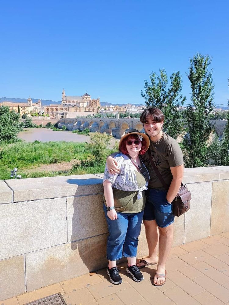 Here at Córdoba, Andalucía, Spain, with the love of my life.