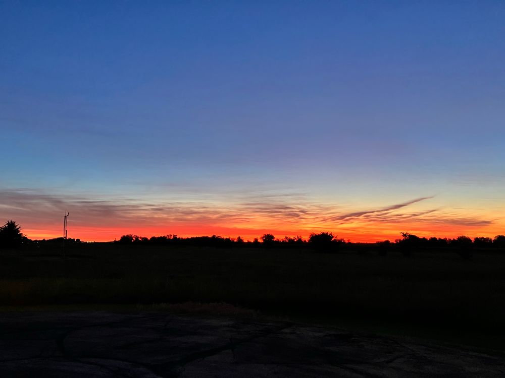 Sunrise in Lincoln, IL on May 26