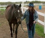 Me and Mattie the Wonder Horse, and this is frequently my PFP. Still have the hat, although I lost the blue cloth at some point. It was a remanant of a Burning Man trip, so not part of it originally.