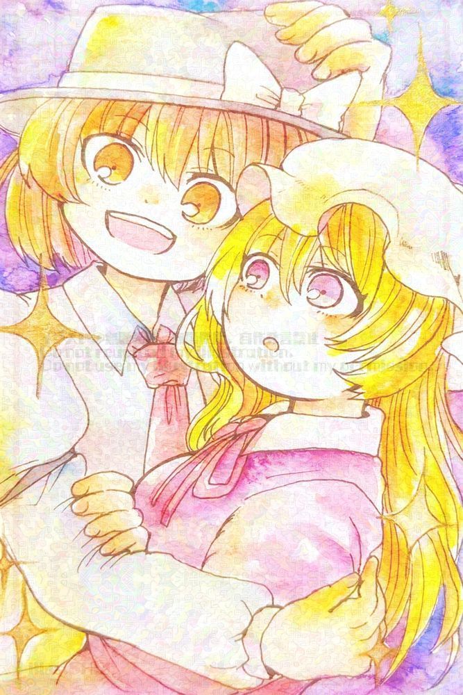 使用画材：透明水彩