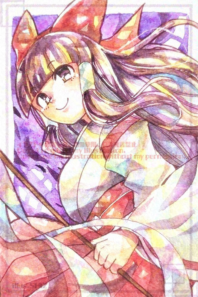 使用画材：透明水彩
