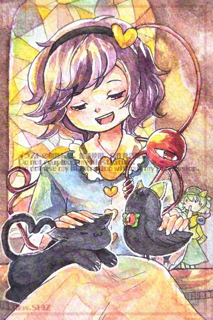 Illustration of Komeiji Satori from Toho project