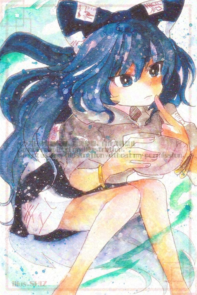 使用画材：透明水彩