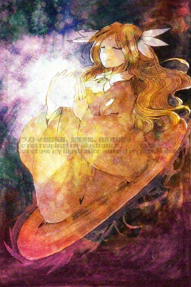 使用画材：透明水彩