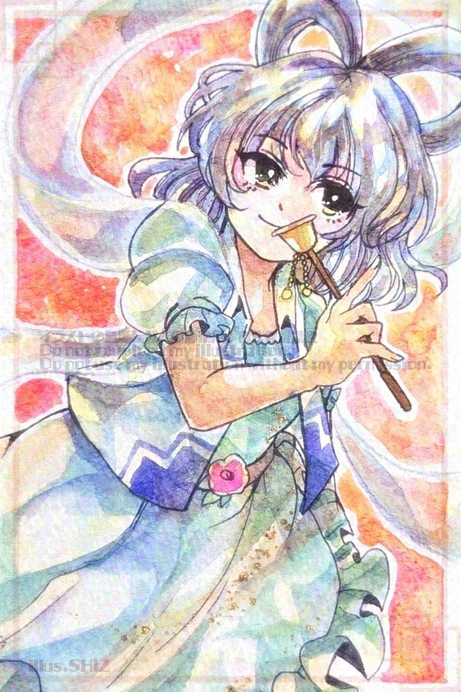 Illustration of Kaku Seiga from Toho project