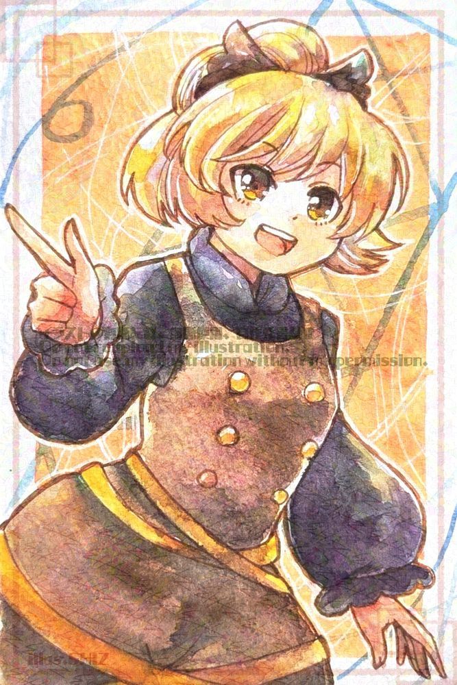 Illustration of Kurodani Yamame from Toho project