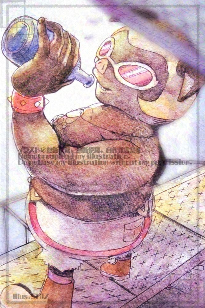 Illustration of FAT BOY from pop'n music