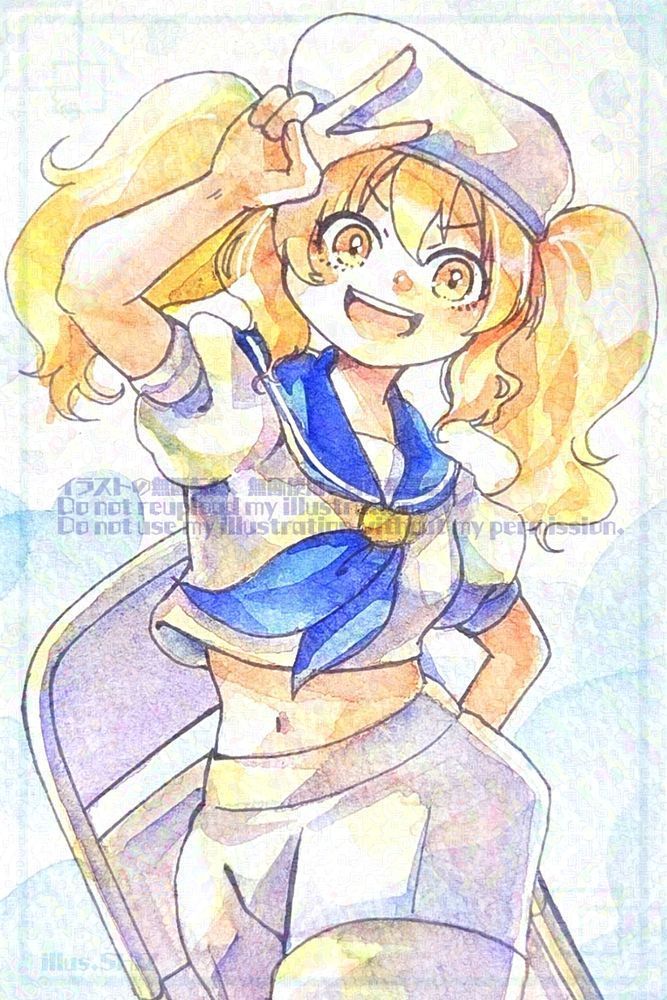 Illustration of  Kitashirakawa Chiyuri from Toho project