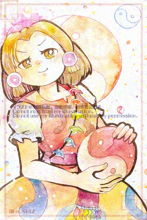 Illustration of Tamatsukuri Misumaru  from Toho project