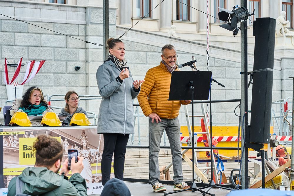 Klaus Widl bei seiner Rede