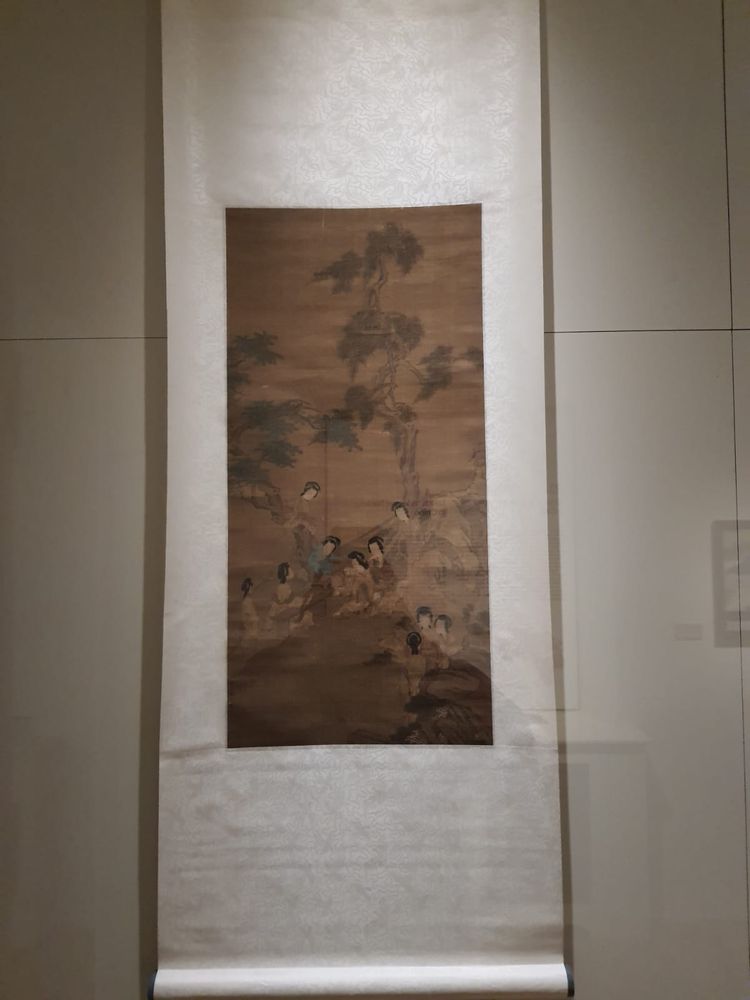 My bad photo of (Qiu Ying, attr.), Concert in the Palace Garden, 
Vm 1532