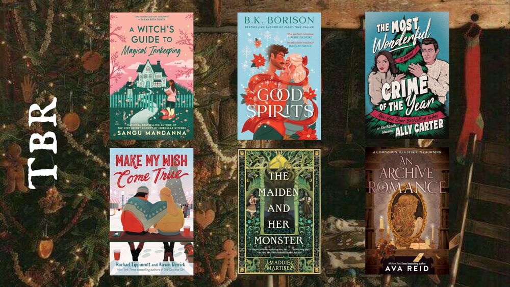 — a witch’s guide to magical innkeeping
— good spirits
— the most wonderful crime of the year
— make my wish come true
— the maiden and her monster
— an archive of romance 