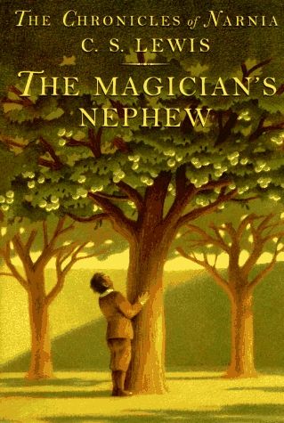 The cover of The Magician's Nephew written by CS Lewis