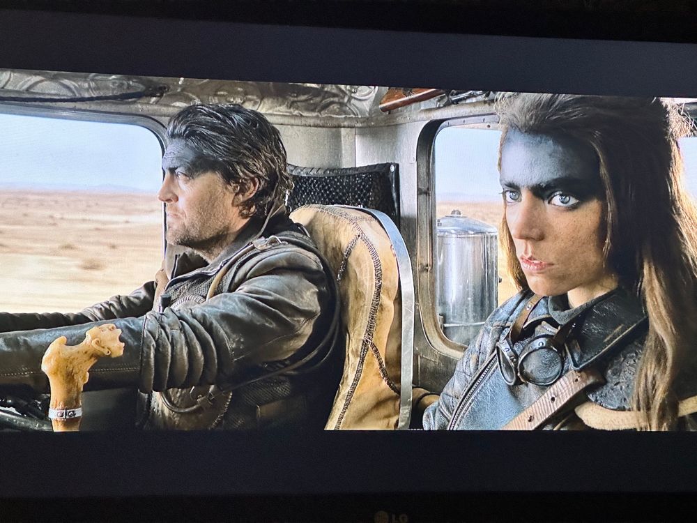 Furiosa and Jack with their Praetorian male up in Furiosa: A Mad Max Saga 
