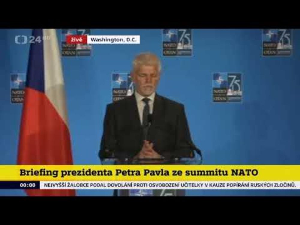 Prezident Pavel mj. na TK k výročnímu summitu NATO #ct24