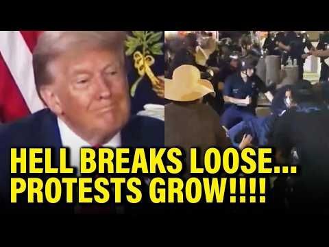 All HELL BREAKS LOOSE as Protests GROW Against Trump