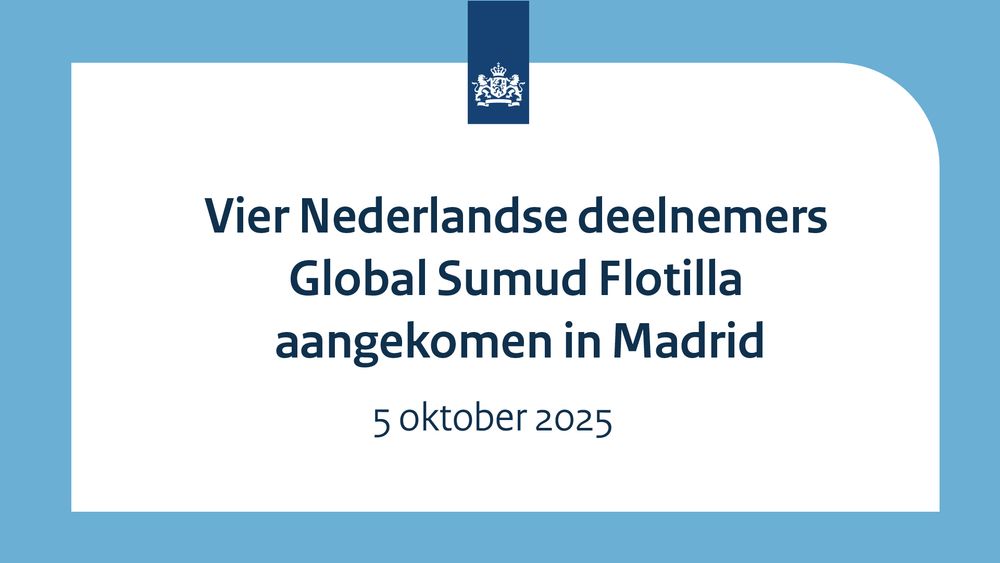 Vier Nederlandse deelnemers Global Sumud Flotilla aangekomen in Madrid.