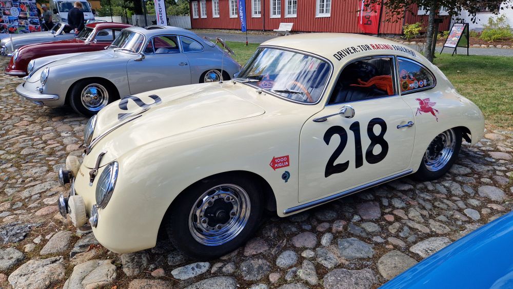Porsche Pre74Treff på Fredriksvern verft i Stavern