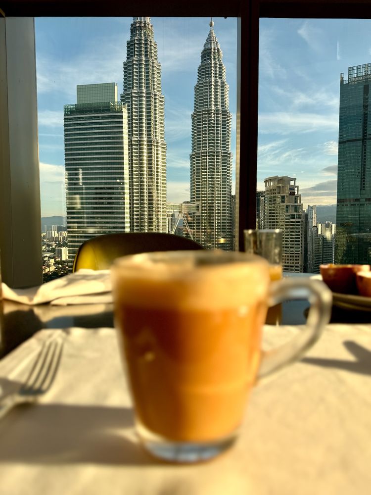 Petronas Towers and coffee.