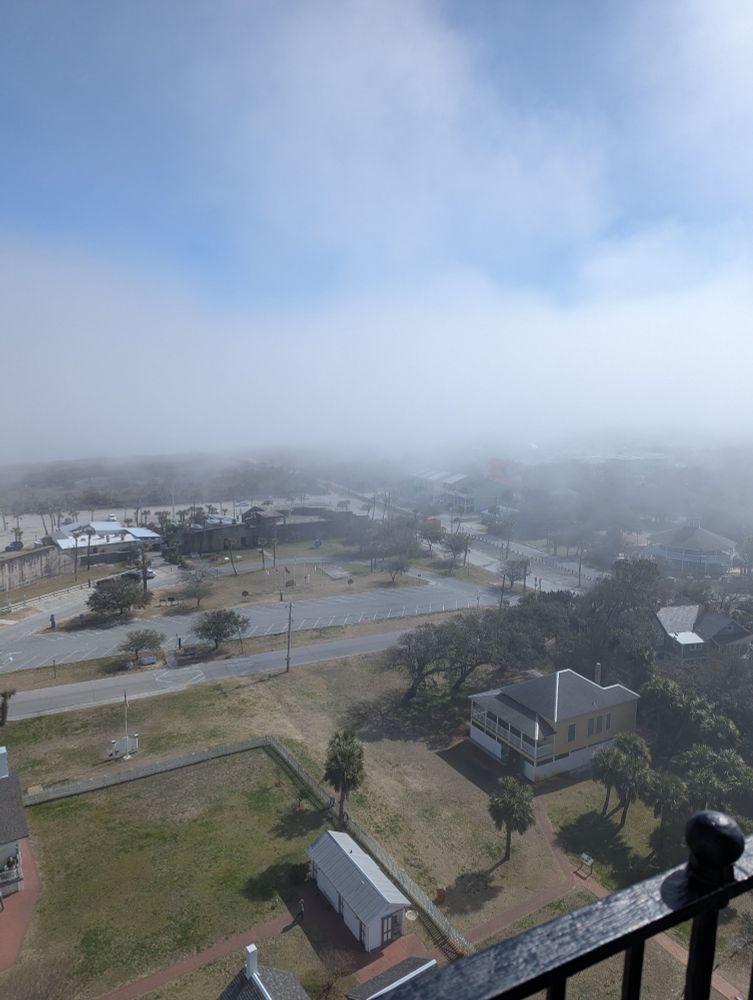 View southward, showing the houses in the neighborhood.