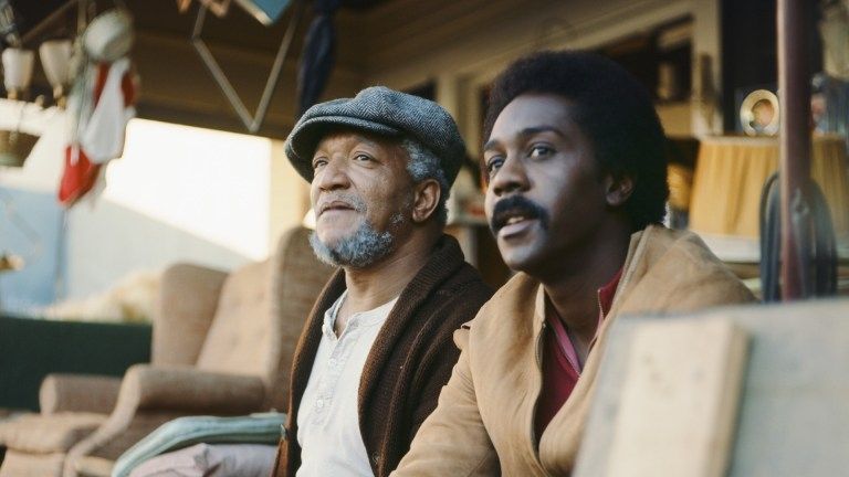 Redd Foxx and Demond Wilson on Sanford and Son.