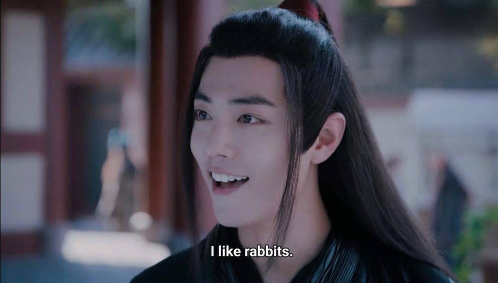 Wei Wuxian (actor Xiao Zhan) in The Untamed/ CQL, ep.36