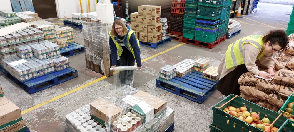 Securing a pallet at CFine