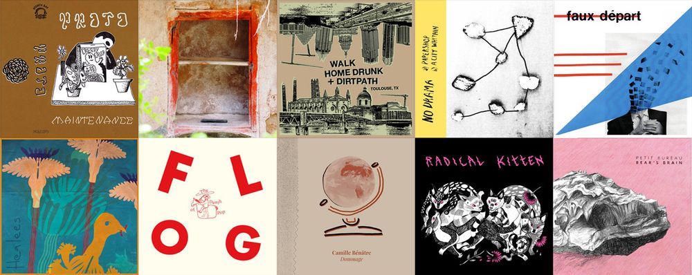 Ten album covers (2024 Hidden Bay catalogue)