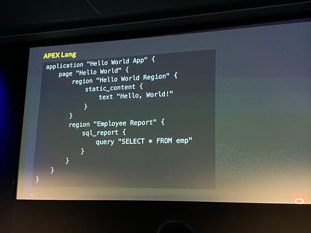 APEX Lang example
