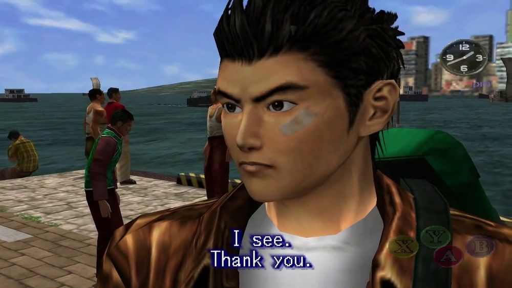Ryo Hazuki from Shenmue saying "I see. Thank you."