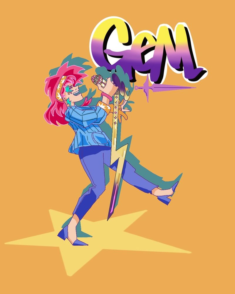 Listen to Gem and Holograms music, it's nostalgia 😂 one of my favorites is "She's Got the Power" 
