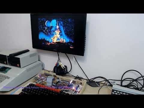 6502 Homebrew Computer - May 4th skit! (TMS9918a high resolution graphics)