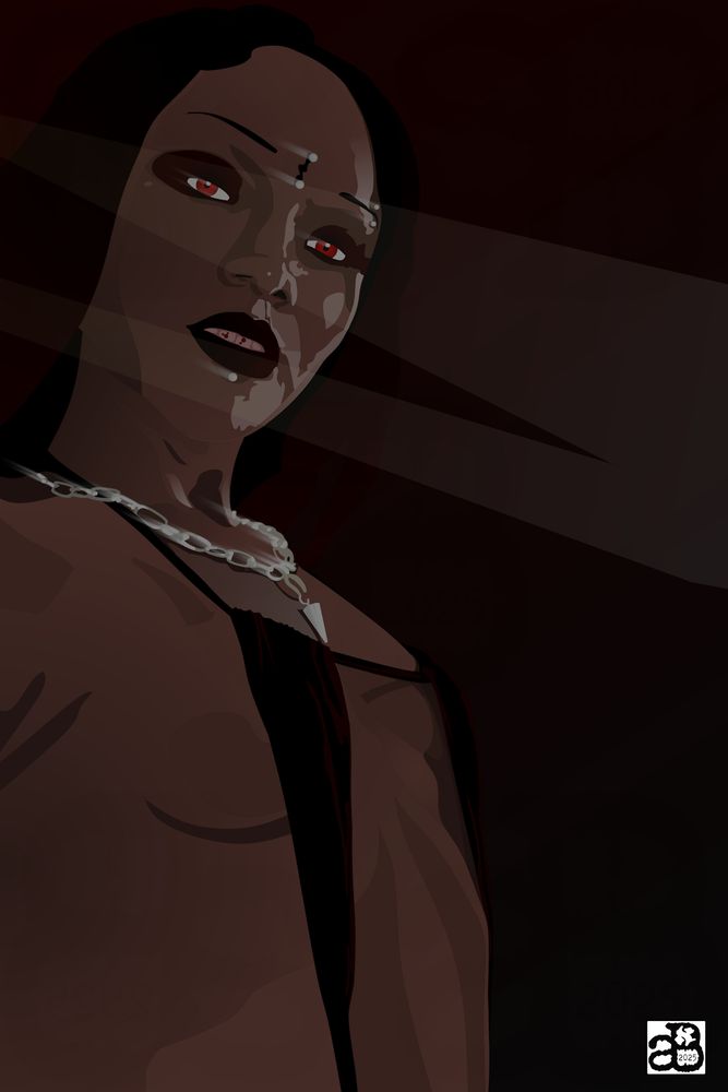Mi Amor, Mi Vampira [ft. @scxrpioszn.bsky.social]
#nsfwart #nsfw #art #digitalart #popart #pinup #erotica #eroticart #coverart #smutnetwork #scxrpioszn #Uniqecho #petite #blacksky #ebony #onlyfans #wataa #skinny #vampire #goth #altgirl #alt 