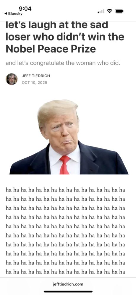 Laughter at Trump losing 