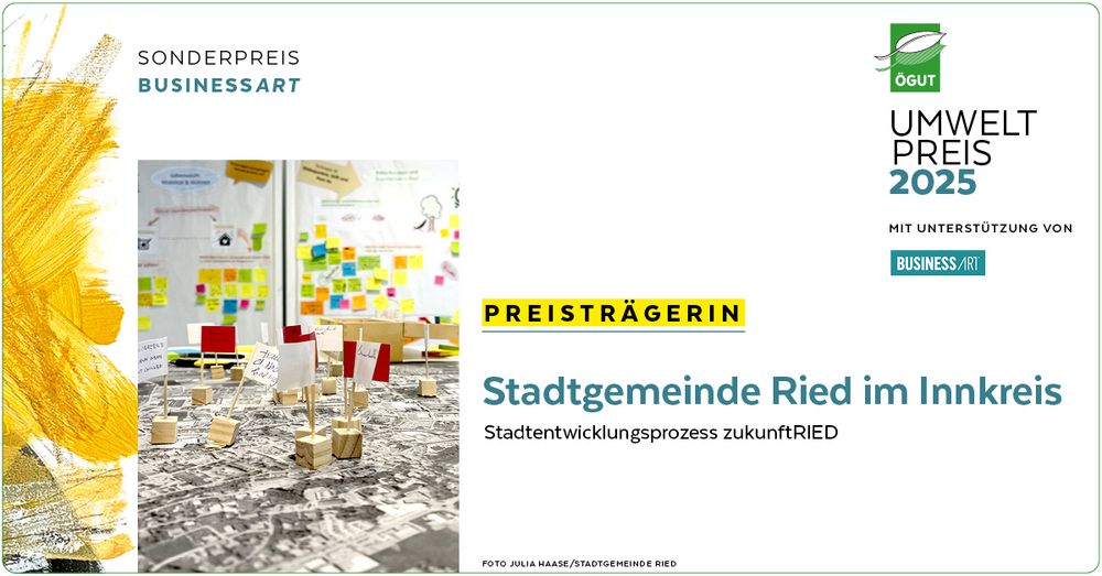 Preisträgerin ÖGUT Umweltpreis 2025 Sonderpreis des Magazins BUSINESSART