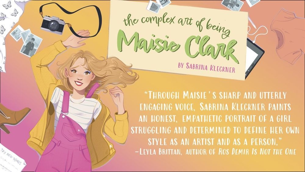 “Through Maisie’s sharp and utterly engaging voice, Sabrina Kleckner paints an honest, empathetic portrait of a girl struggling and determined to define her own style as an artist and as a person.” —Leyla Brittan, author of Ros Demir Is Not the One

