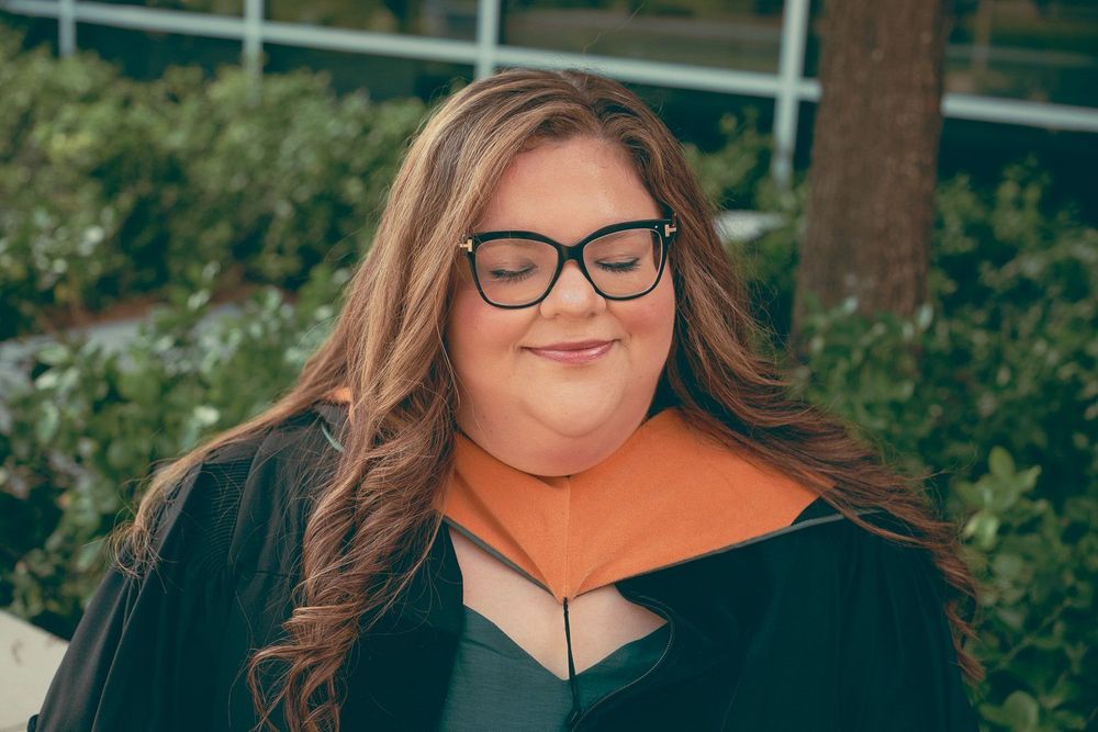 Graduation portraits on the campus of UAB in Birmingham, Alabama