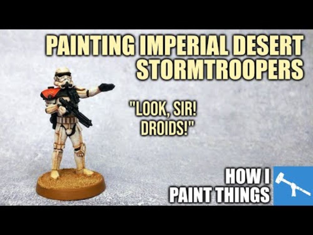 Painting & Weathering Imperial Sandtroopers; Mixing New Marine Juice! [How I Paint Things]