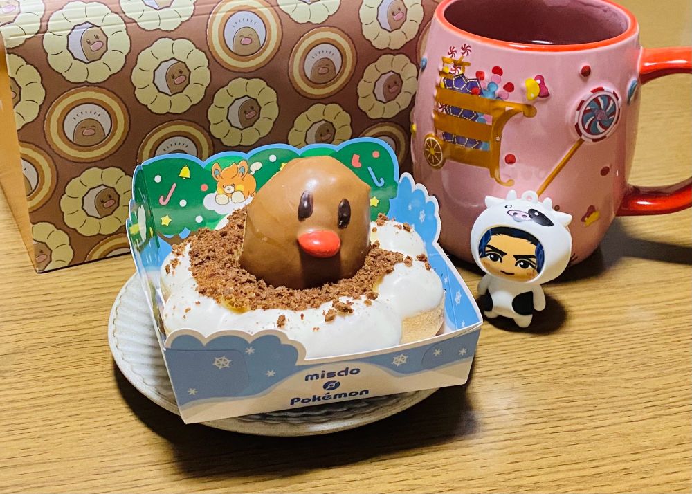 ミスドのディグダの写真