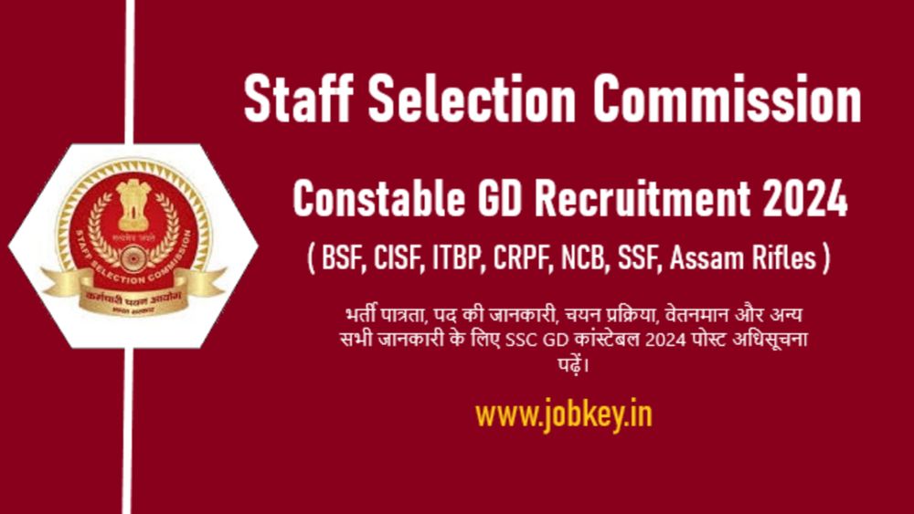 SSC GD Constable Online Form 2024